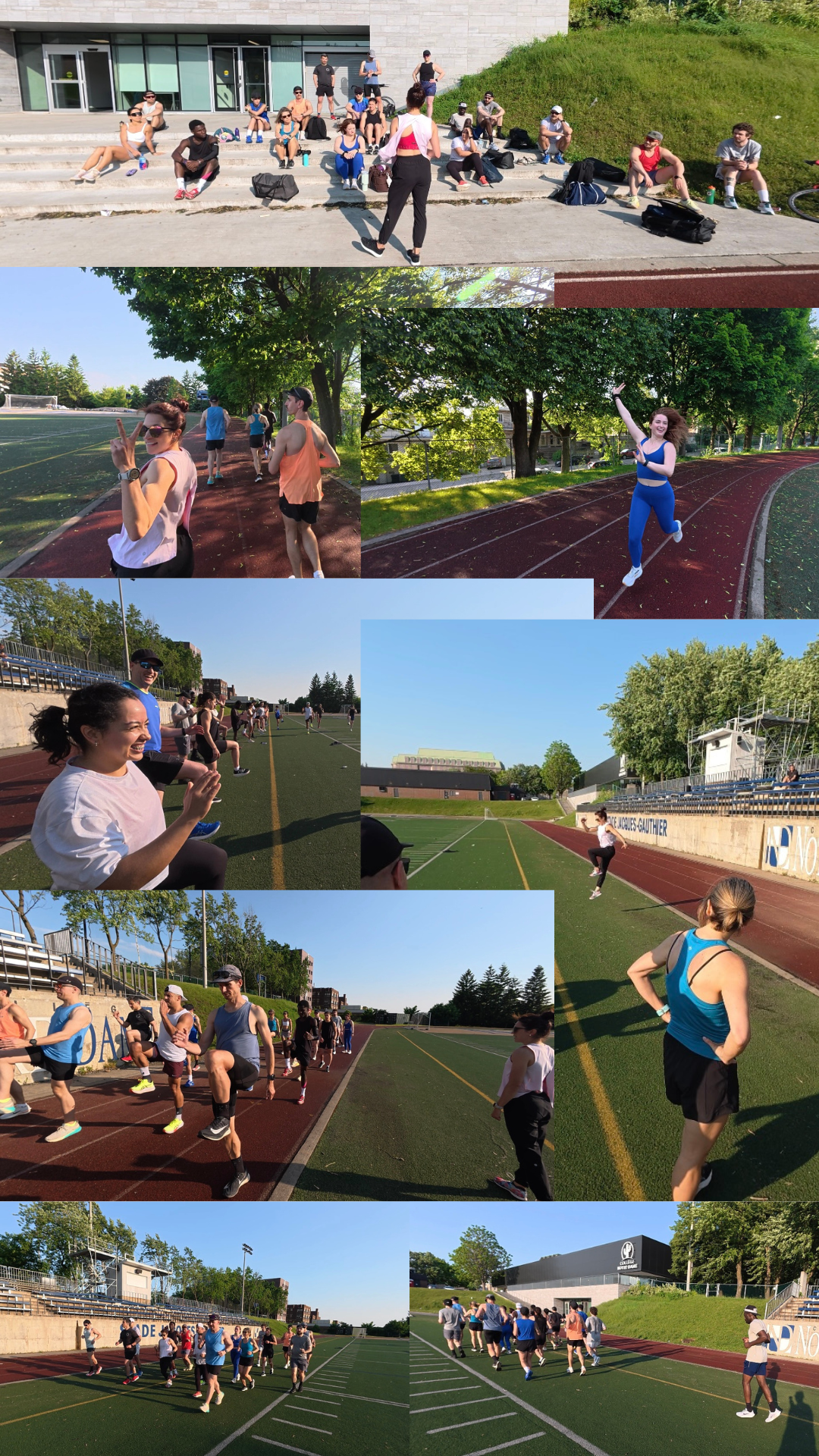 Résumé de notre premier entraînement